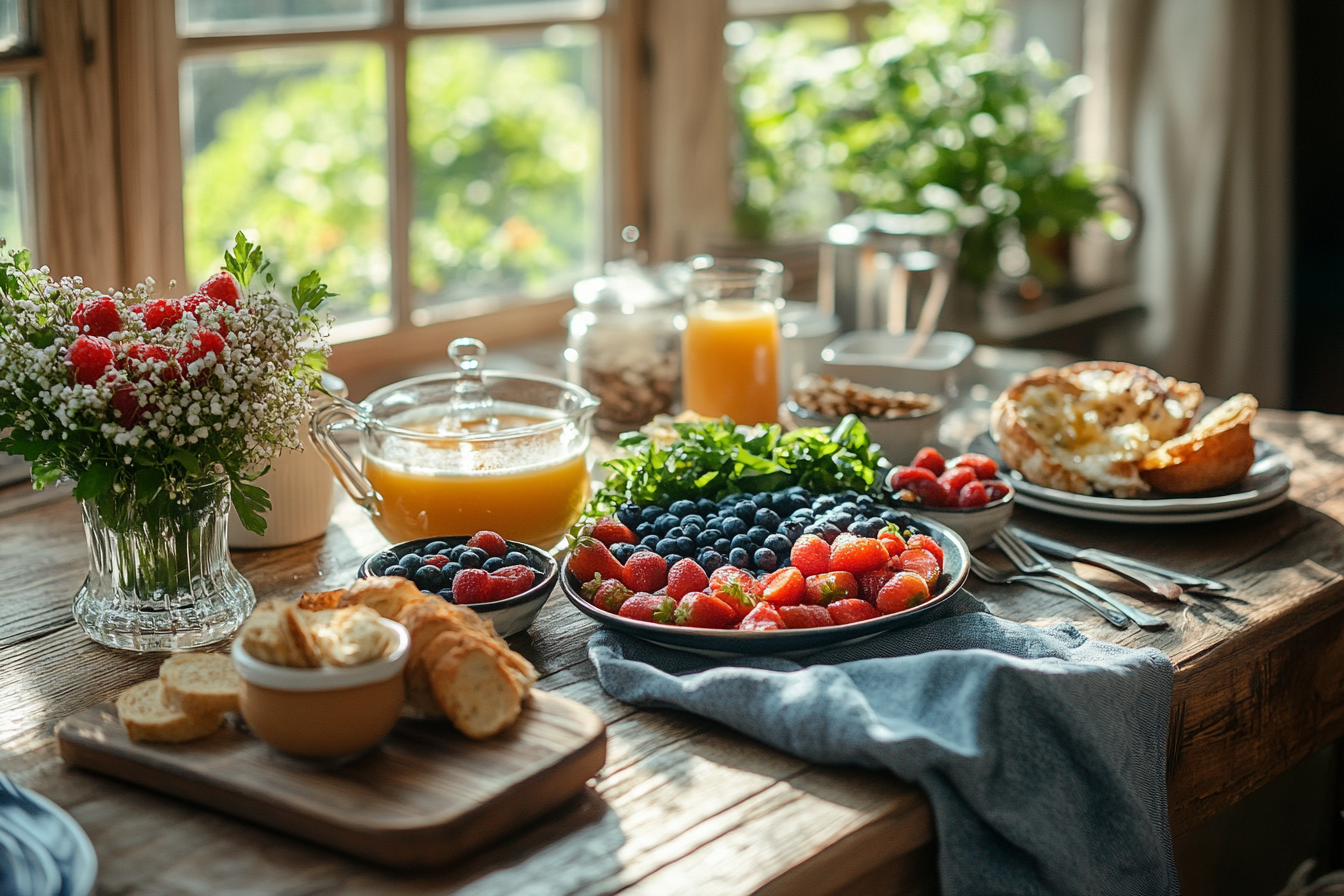 Възрастна жена чете информация за здравословно хранене